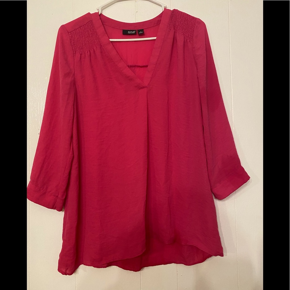 a.n.a blouse, hot pink